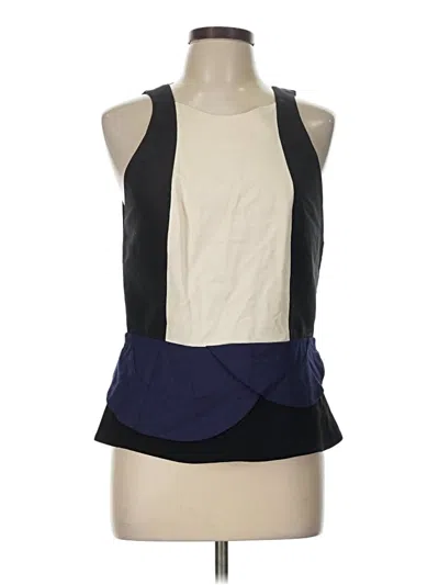 Pre-owned Diane Von Furstenberg Sleeveless Blouse In Blue