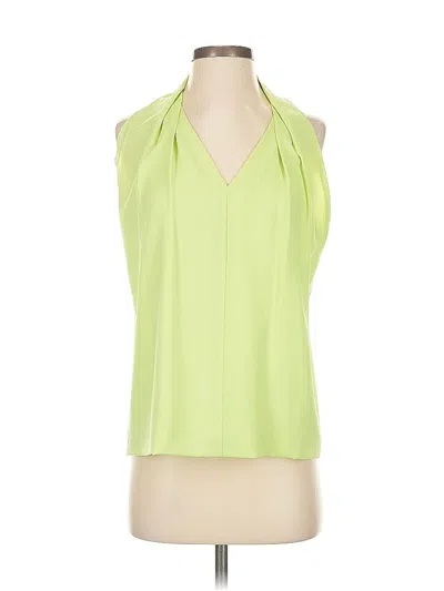 Pre-owned Diane Von Furstenberg Sleeveless Blouse In Green