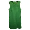 Diane Von Furstenberg Sleeveless Dress In Green Polyester In Green