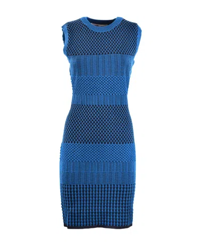 Diane Von Furstenberg Sleeveless Round-necked Dress In Multicolour