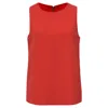 Diane Von Furstenberg Sleeveless Top In Red Polyester In Red