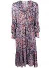 Diane Von Furstenberg Snakeskin-print Wrap Dress In Multicolour