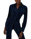 Diane Von Furstenberg Soluck Top In Blue