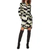 Diane Von Furstenberg Sonoya Mini Dress In Huge Wild Thing Shadow Green In Multi