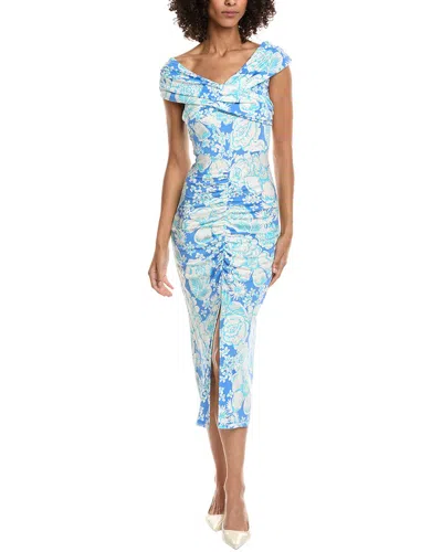 DIANE VON FURSTENBERG STEPHEN MIDI DRESS