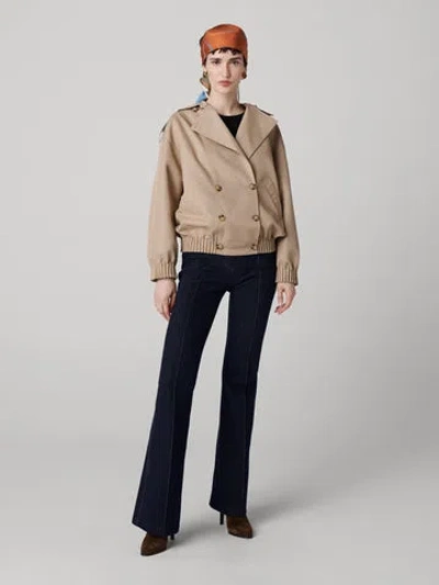 Diane Von Furstenberg Stevie Coat In Nude