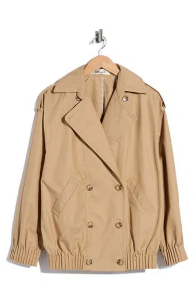 Diane Von Furstenberg Stevie Double Breasted Coat In Brown