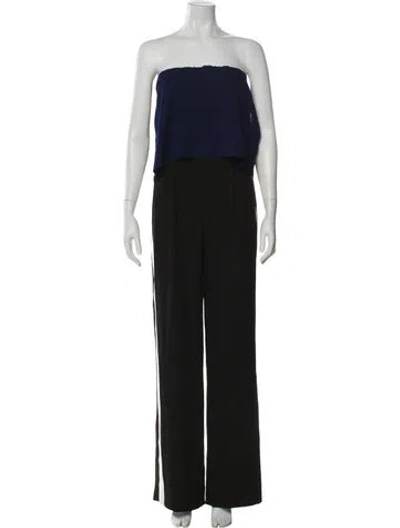 Pre-owned Diane Von Furstenberg Strapless Jumpsuit W/ Tags In Black