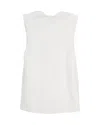 Diane Von Furstenberg Strapless Mini Dress In White Cotton In White