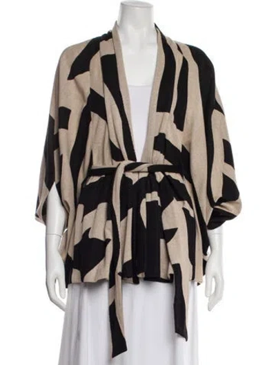 Pre-owned Diane Von Furstenberg Striped Jacket