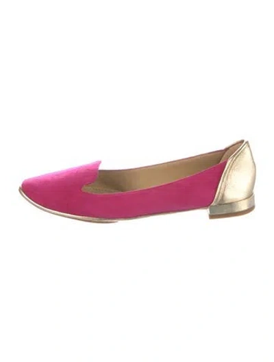 Pre-owned Diane Von Furstenberg Suede Loafers In Multi