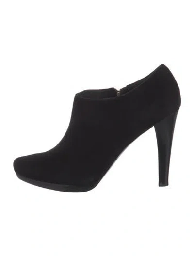 Pre-owned Diane Von Furstenberg Suede Pumps In Black
