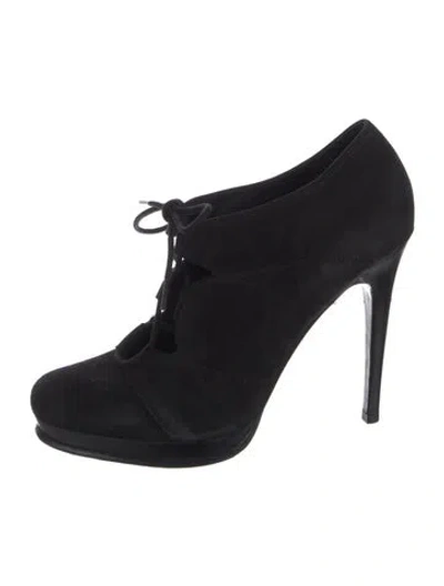 Pre-owned Diane Von Furstenberg Suede Pumps In Black