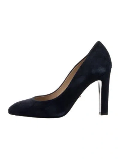 Pre-owned Diane Von Furstenberg Suede Pumps In Blue