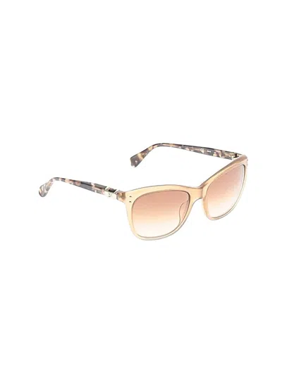 Pre-owned Diane Von Furstenberg Sunglasses In Tan
