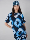 Diane Von Furstenberg Sydney Top In Giant Shibori Links