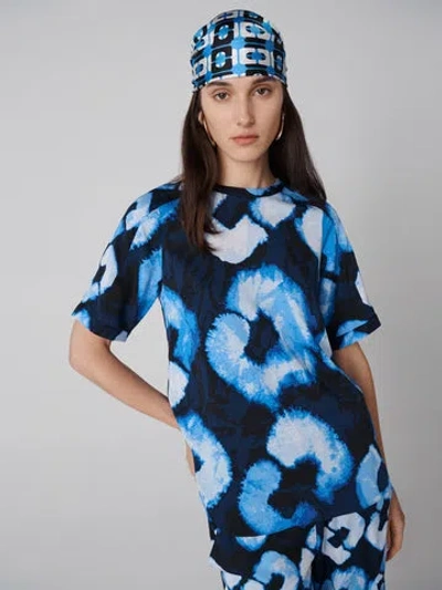 Diane Von Furstenberg Sydney Top In Giant Shibori Links