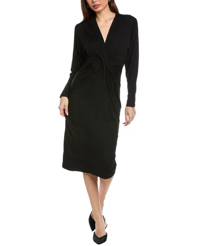 Diane Von Furstenberg Sylvia Midi Dress In Black