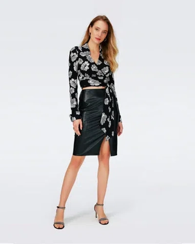 Diane Von Furstenberg Takashi Skirt In Black