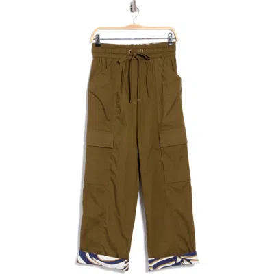Diane Von Furstenberg Talia Cargo Pants In Green