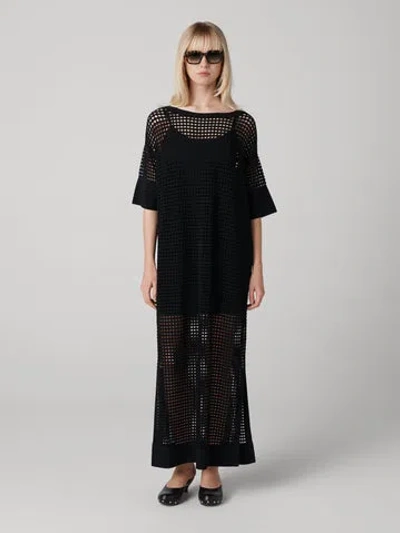 Diane Von Furstenberg Tallullah Eyelet Caftan In Black