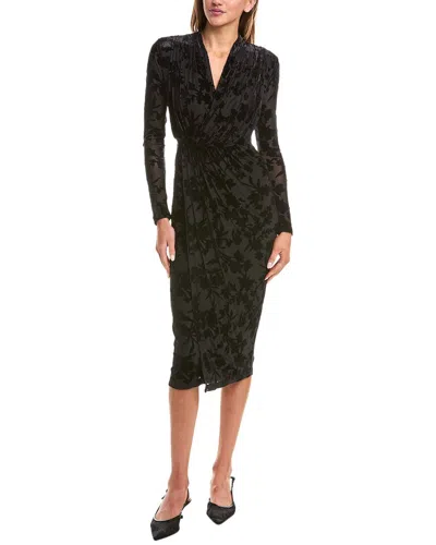 Diane Von Furstenberg Tamara Midi Dress In Black