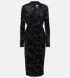 Diane Von Furstenberg Tamra Midi Dress In Black