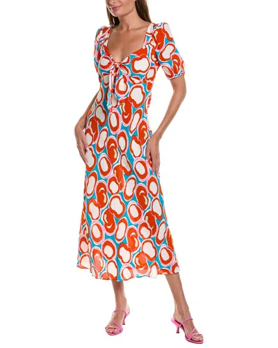 Diane Von Furstenberg Teagan Maxi Dress In Blue