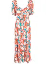 Diane Von Furstenberg Teagan Midi Dress In Weiss