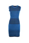 Diane Von Furstenberg Textured Bodycon Dress With Knit Design And Silhouette