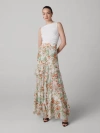 Diane Von Furstenberg Thea Silk Chiffon Skirt In Multi