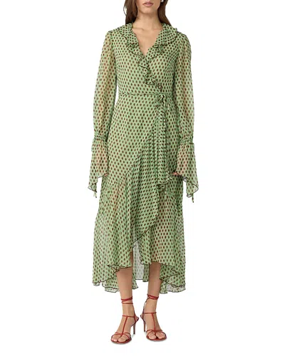 Diane Von Furstenberg Thena Dress In Green