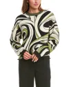 Diane Von Furstenberg Tierna Wool-blend Sweater In Multi