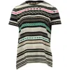 Diane Von Furstenberg Tori Striped Top In Multicolor Silk In Multi