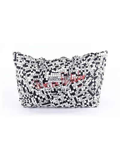 Pre-owned Diane Von Furstenberg Tote Bag In White