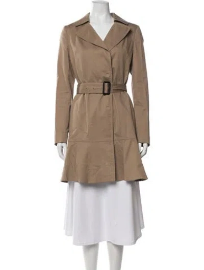 Pre-owned Diane Von Furstenberg Trench Coat In Brown