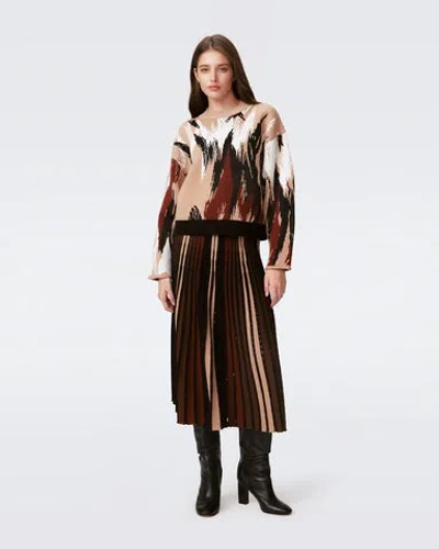 DIANE VON FURSTENBERG TRIBECA KNIT SKIRT
