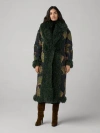 Diane Von Furstenberg Trixie Coat In Green