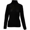 Diane Von Furstenberg Turtleneck Sweater In Black Wool