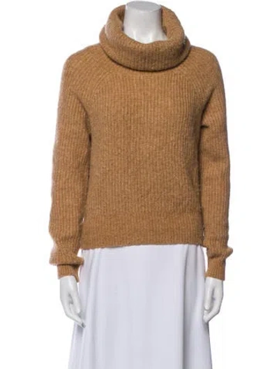 Pre-owned Diane Von Furstenberg Turtleneck Sweater In Neutral