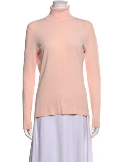 Pre-owned Diane Von Furstenberg Turtleneck Sweater In Pink