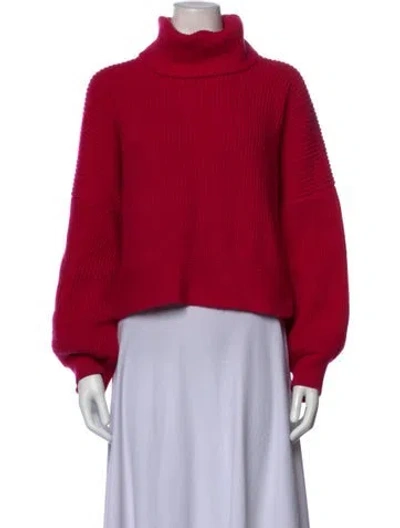 Pre-owned Diane Von Furstenberg Turtleneck Sweater In Pink