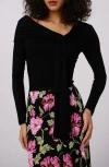 Diane Von Furstenberg Twila Asymmetric Top In Black