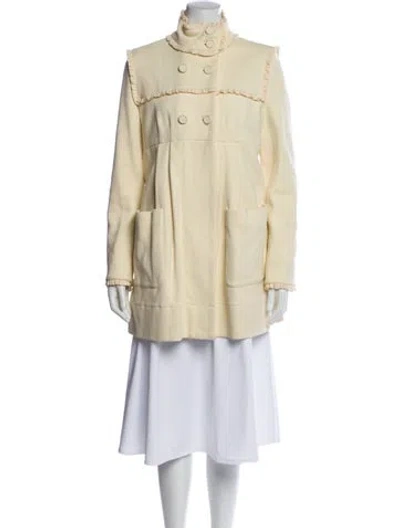 Pre-owned Diane Von Furstenberg Utility Jacket In Neutral