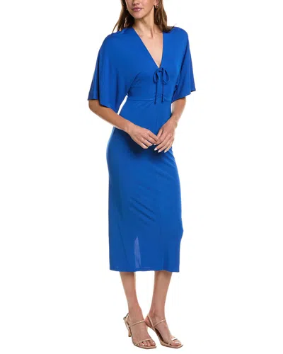 Diane Von Furstenberg Valerie Midi Dress In Purple