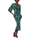 Diane Von Furstenberg Valerie Midi Dress In Multi