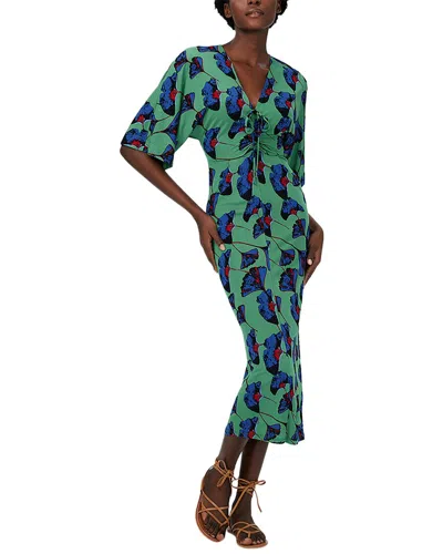 Diane Von Furstenberg Valerie Midi Dress In Multi