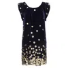 Diane Von Furstenberg Velour G Pailette Sheath Dress In Purple