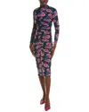 Diane Von Furstenberg Verina Reversible Midi Dress In Black