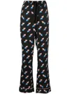 Diane Von Furstenberg Hose Mit Geometrischem Print In Black